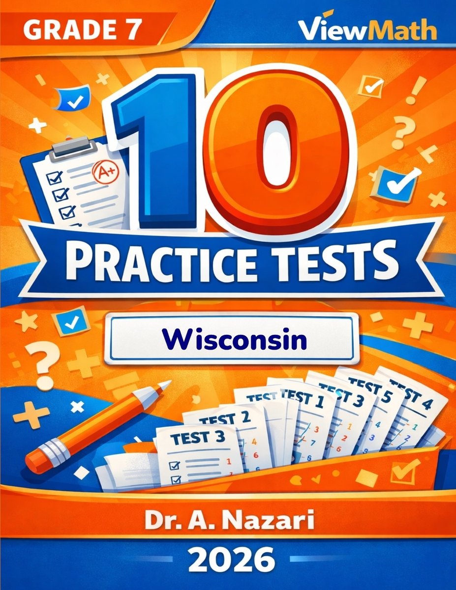 10 Wisconsin Forward Exam Grade 7 Math Practice Tests a book by Dr A ...