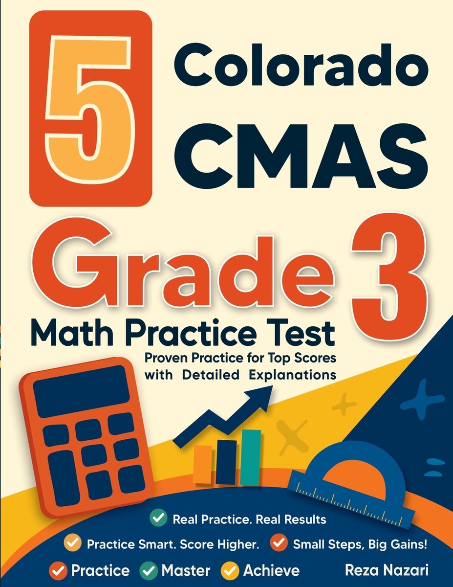 5 Colorado CMAS Grade 3 Math Practice Tests a book by Nazari - Bookshop ...